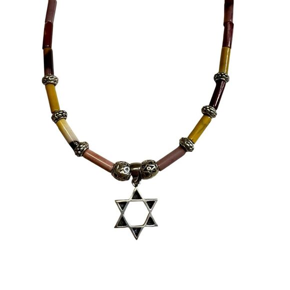 Star of David Magen David Handmade Necklace 925 Silver - Picture 1 of 6